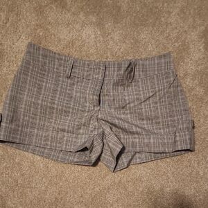 Urban Behavior Women's Black and White Plaid Shorts